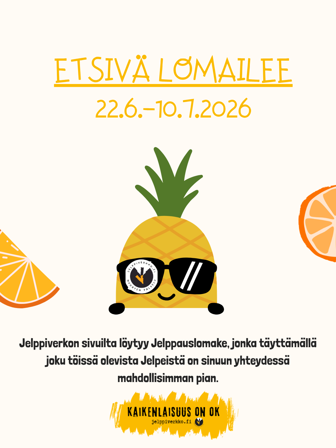 Lomailmoitus