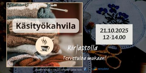 Käsityökahvilat kirjastolla
