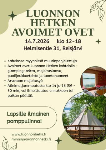 Luonnon Hetken avoimet ovet