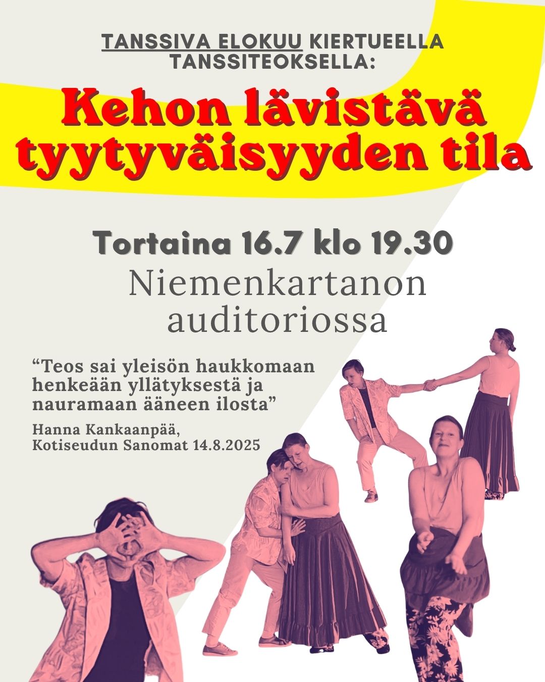 Tanssiva Elokuu 16.7